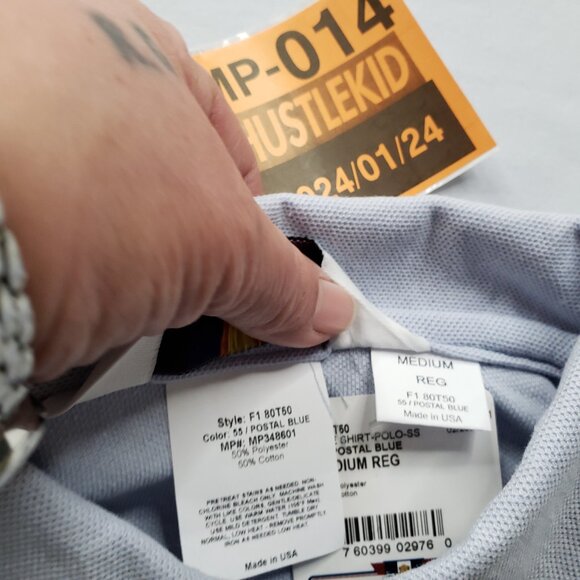 NEW Official USPS Employee Polo Shirt Uniform Women Men Medium M - Picture 10 of 11